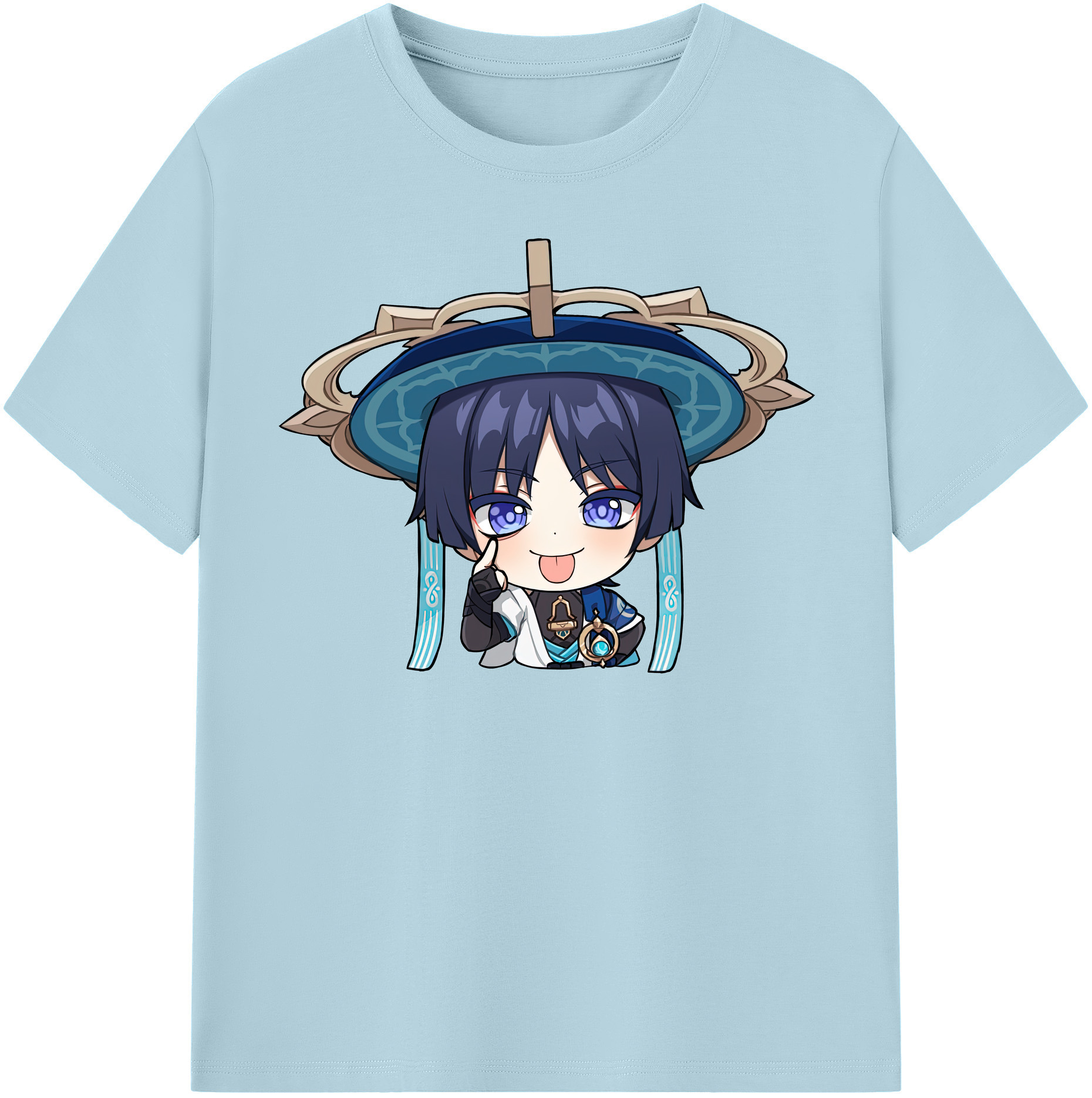 げんし神 さんペい genshin Sanpei 綿100％半袖Tシャツ（フロントプリント）